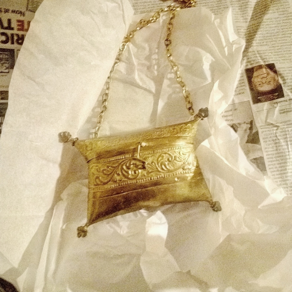 Indian Wedding Pillow Purse Chain Strap